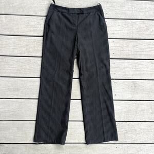 Item 59 Black Pin stripe womens dress pants, size 2p